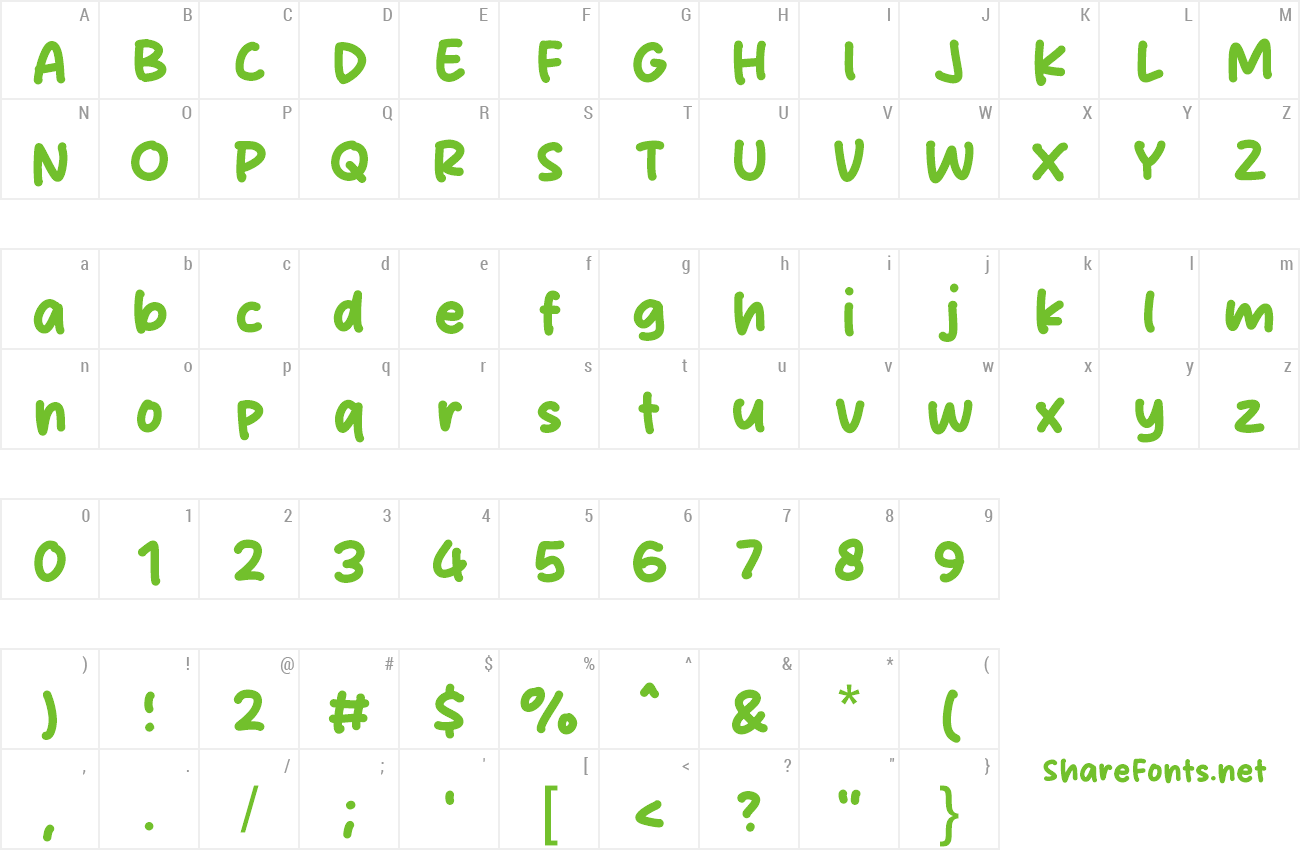 Font Hello Picko preview